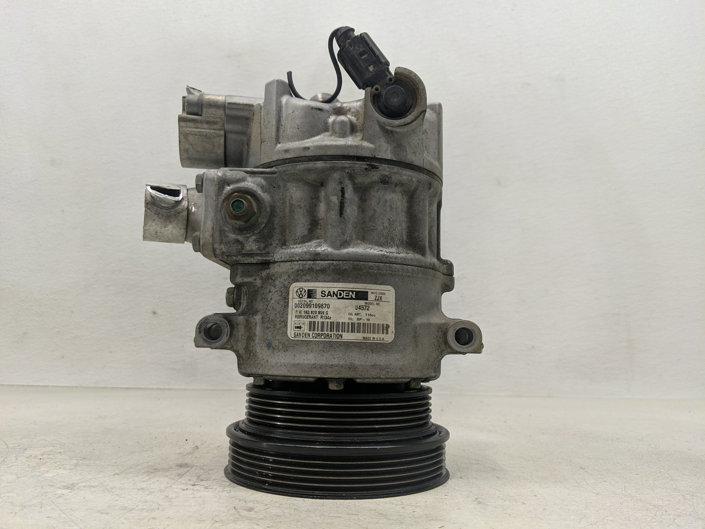 2005-2009 Hyundai Tucson Air Conditioning A/c Ac Compressor Oem - Oemusedautoparts1.com