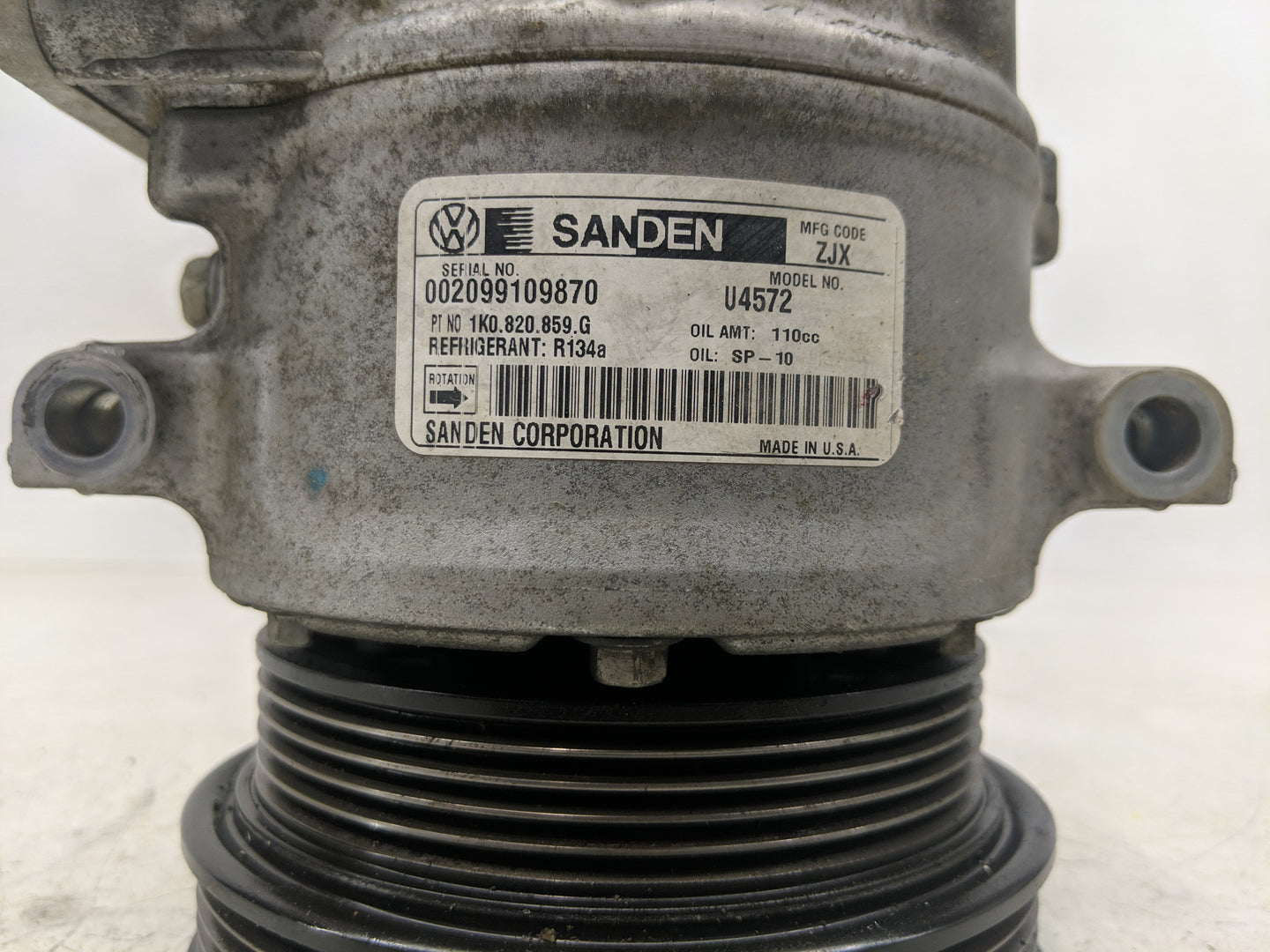 2005-2009 Hyundai Tucson Air Conditioning A/c Ac Compressor Oem - Oemusedautoparts1.com