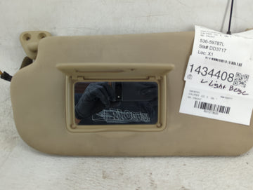 2007 Hyundai Tucson Sun Visor Shade Replacement Driver Left Mirror Fits OEM Used Auto Parts