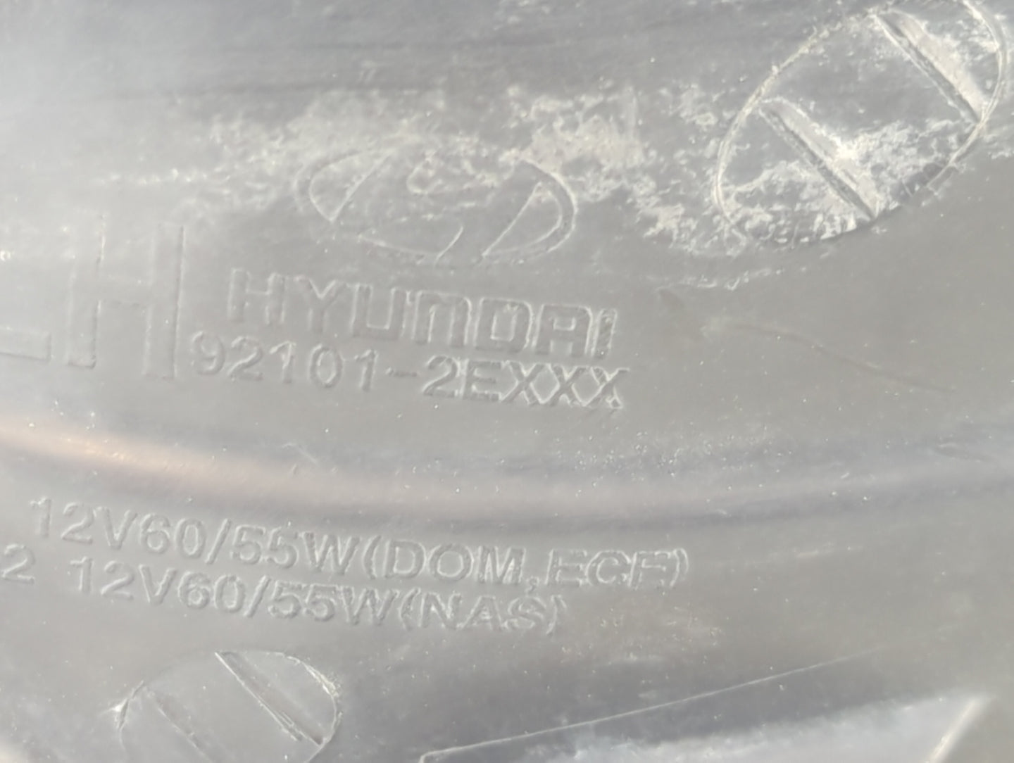 2005-2008 Hyundai Tucson Driver Left Oem Head Light Headlight Lamp - Oemusedautoparts1.com