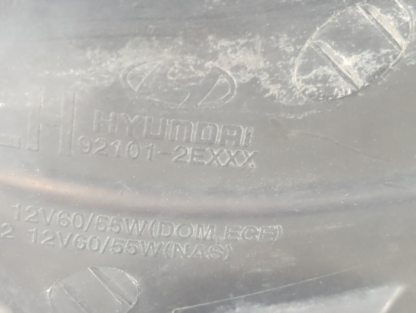 2005-2008 Hyundai Tucson Driver Left Oem Head Light Headlight Lamp - Oemusedautoparts1.com
