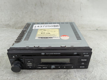 2007 Hyundai Tucson Radio AM FM Cd Player Receiver Replacement P/N:96160-2E101 Fits OEM Used Auto Parts - Oemusedautoparts1.