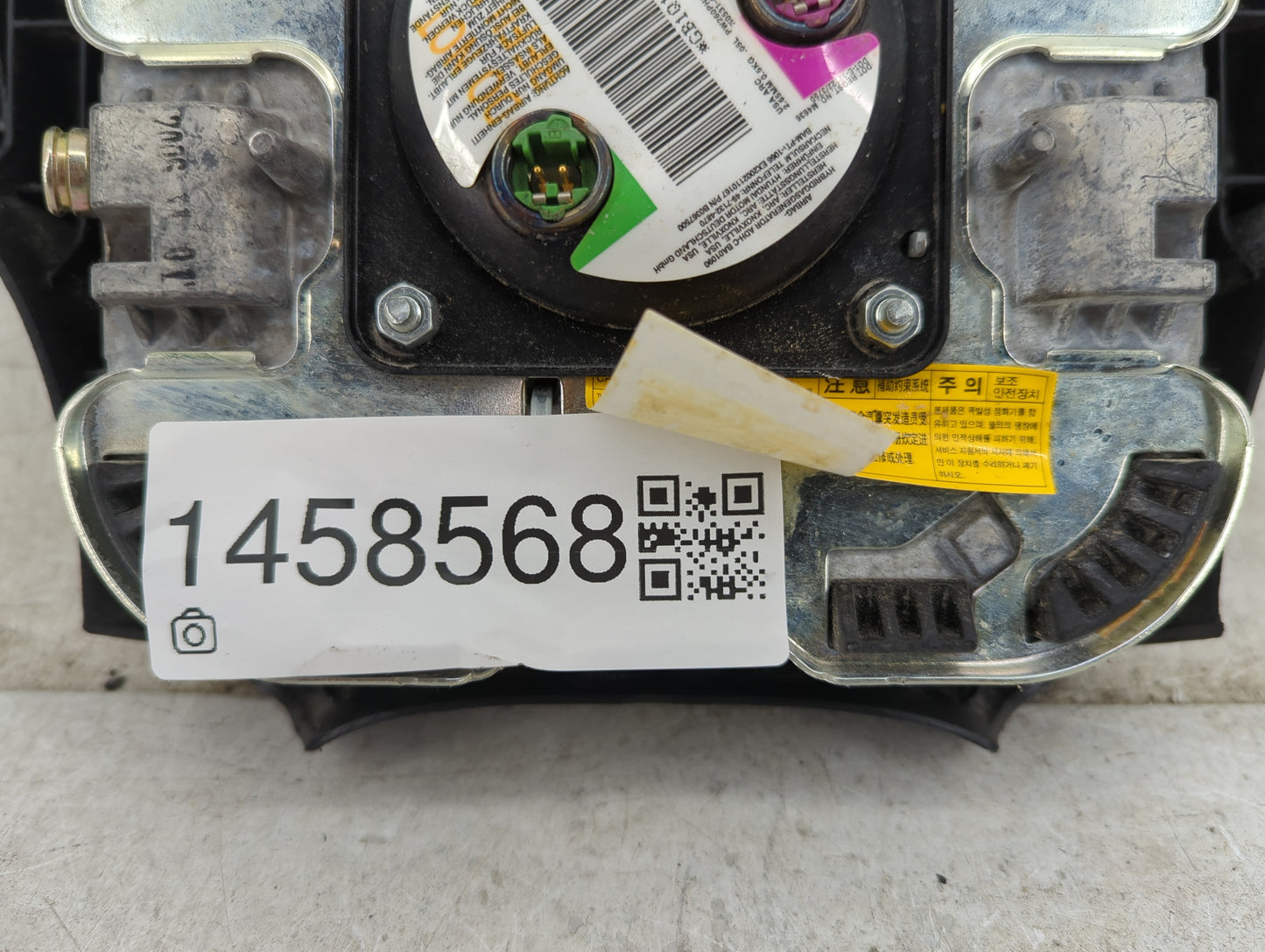 2007 Hyundai Tucson Air Bag Driver Left Steering Wheel Mounted 1458568 - Oemusedautoparts1.com