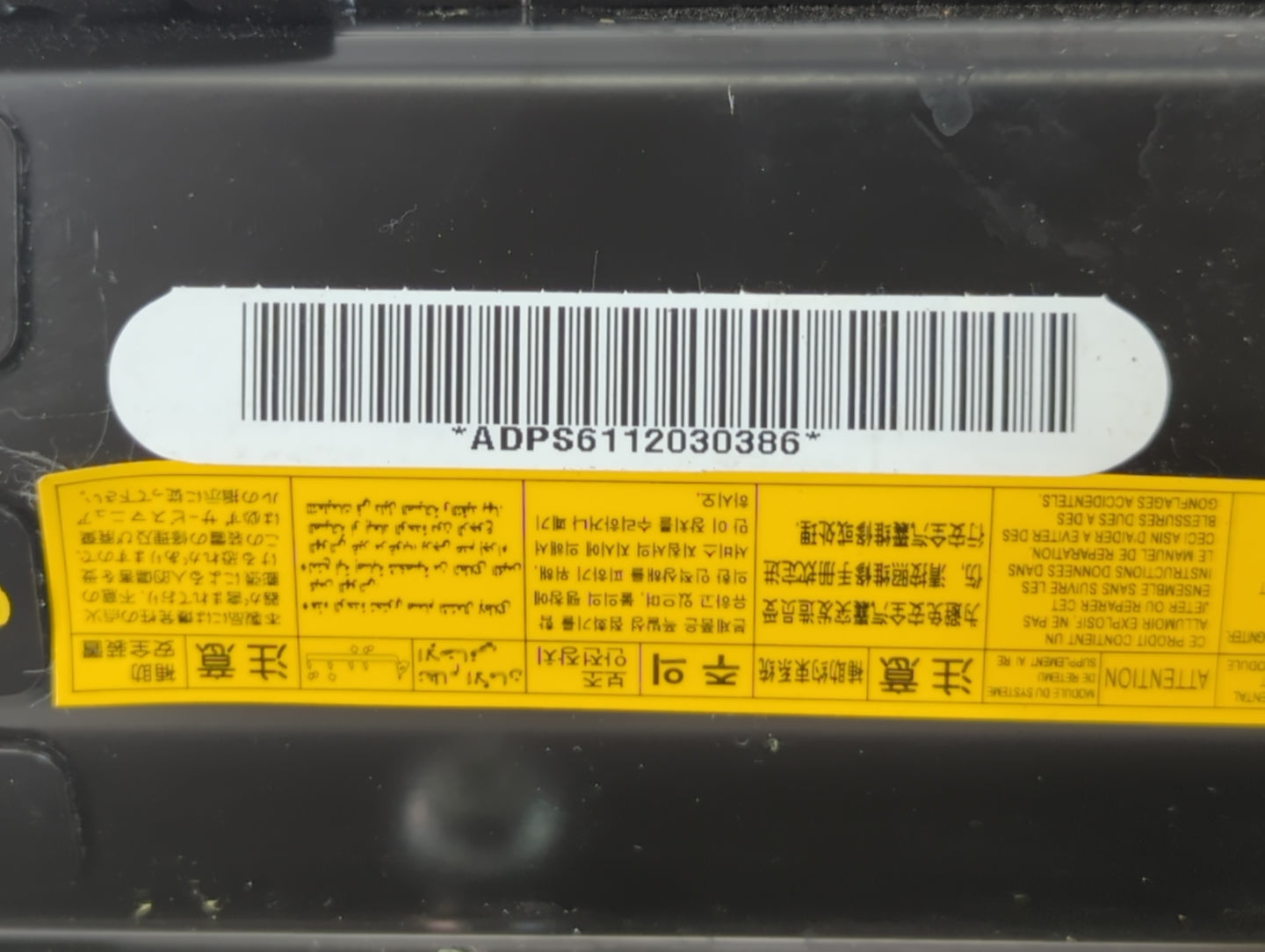 2005-2009 Hyundai Tucson Air Bag Passenger Right Dashboard OEM Fits Fits 2005 2006 2007 2008 2009 OEM Used Auto Parts - Oemu