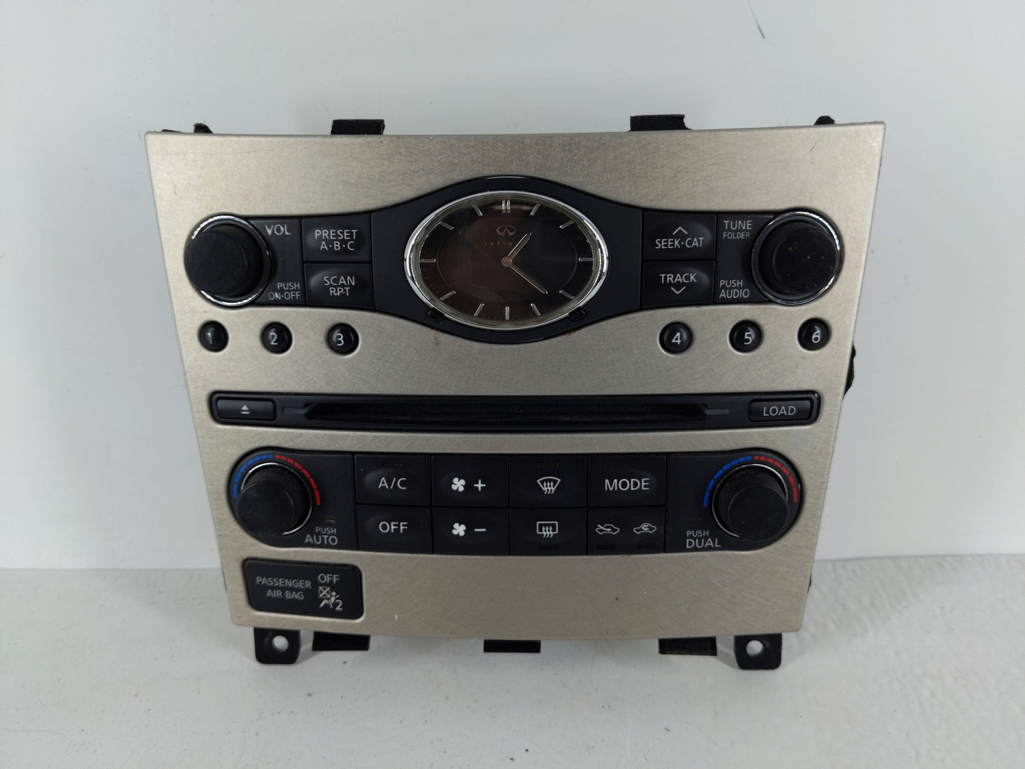 2005-2007 Infiniti G35 Radio AM FM Cd Player Receiver Replacement P/N:25810 JK60A Fits Fits 2005 2006 2007 OEM Used Auto Par