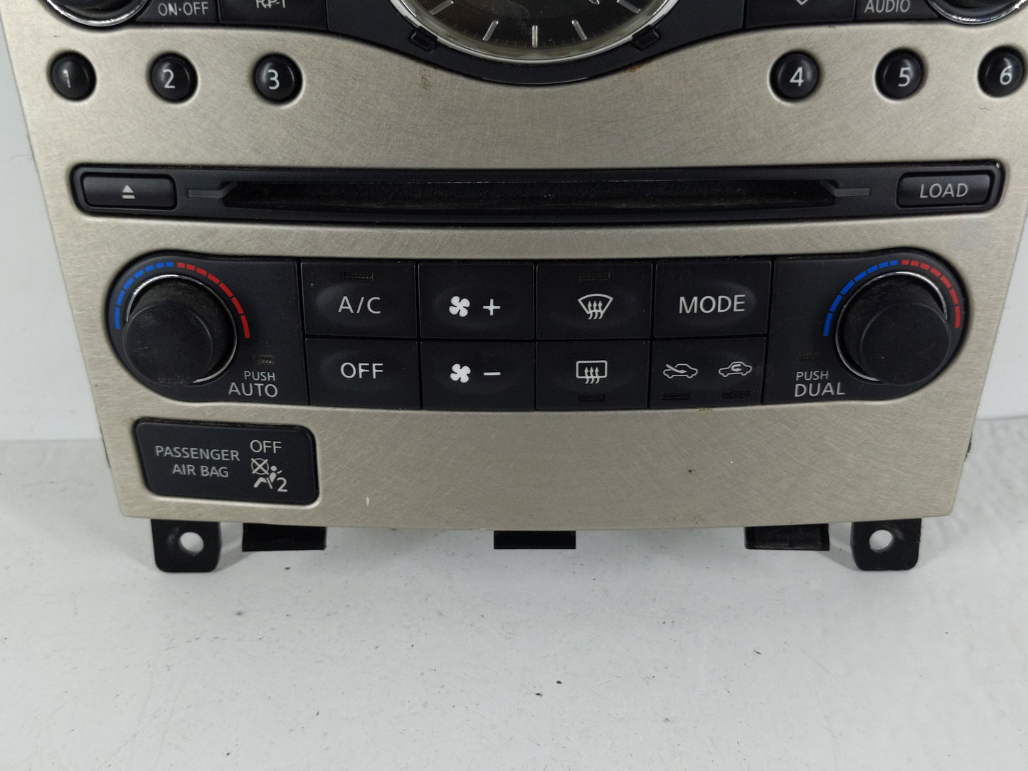 2005-2007 Infiniti G35 Radio AM FM Cd Player Receiver Replacement P/N:25810 JK60A Fits Fits 2005 2006 2007 OEM Used Auto Par