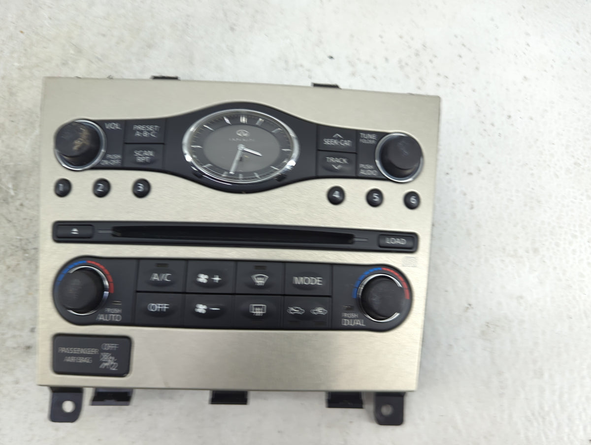 2007-2008 Infiniti G35 Climate Control Module Temperature AC/Heater Replacement Fits Fits 2007 2008 2009 OEM Used Auto Parts