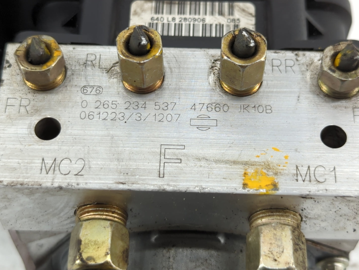 2007-2008 Infiniti G35 ABS Pump Control Module Replacement P/N:47660 JK10B 47660 JK10A Fits Fits 2007 2008 OEM Used Auto Par