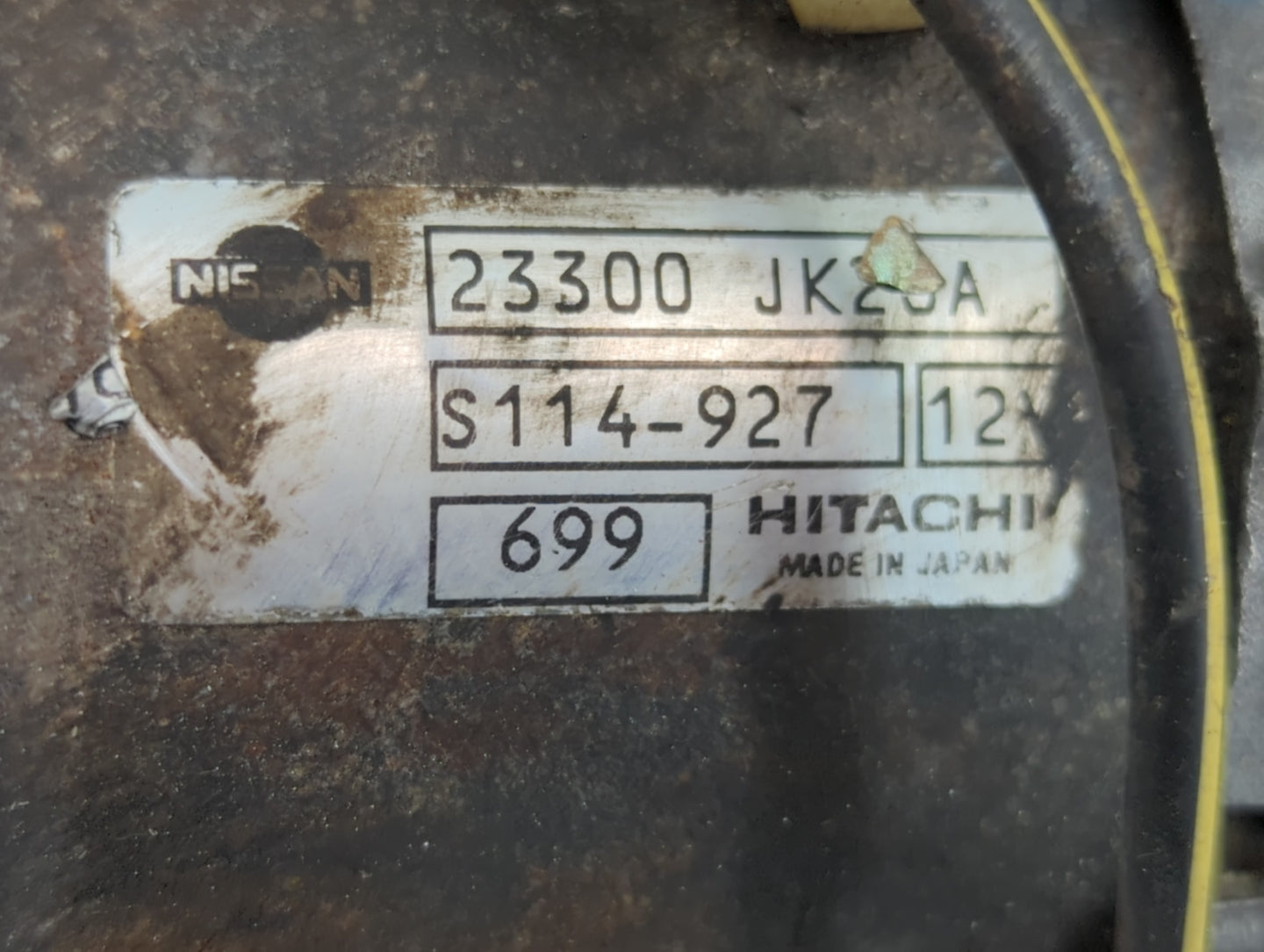 2007 Infiniti G35 Car Starter Motor Solenoid OEM P/N:23300 JK2 Fits OEM Used Auto Parts - Oemusedautoparts1.com