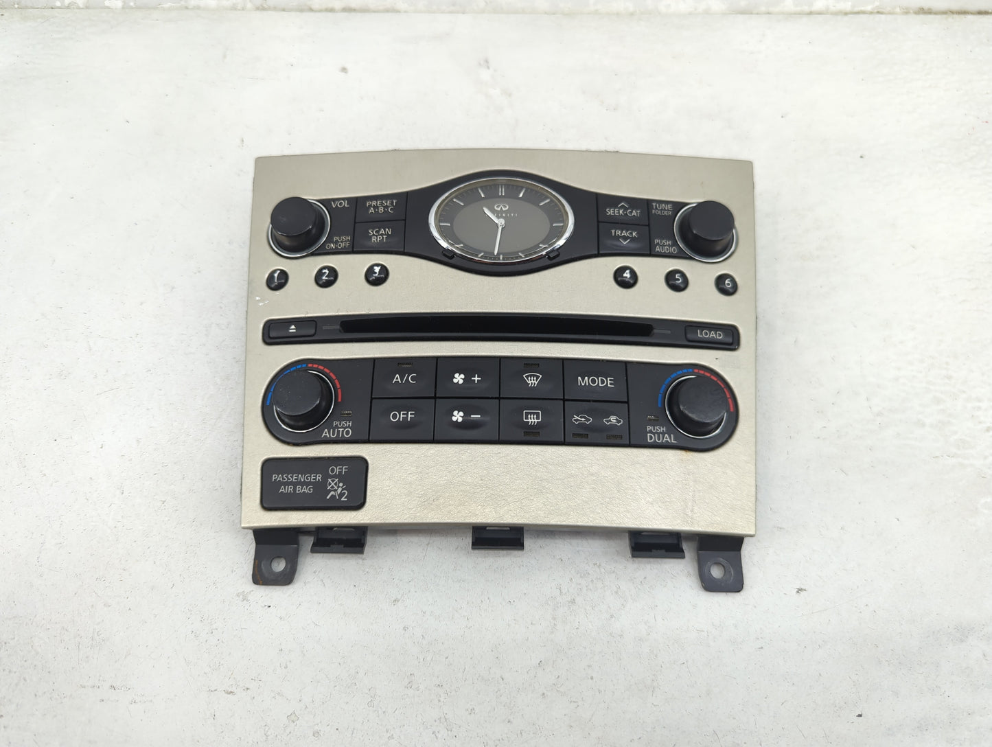 2007 Infiniti G37 Climate Control Module Temperature AC/Heater Replacement P/N:P10320A7460003 25391 JK500 Fits OEM Used Auto