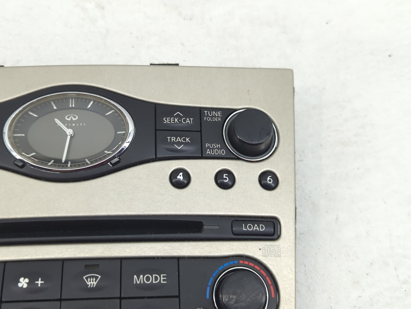 2007 Infiniti G37 Climate Control Module Temperature AC/Heater Replacement P/N:P10320A7460003 25391 JK500 Fits OEM Used Auto