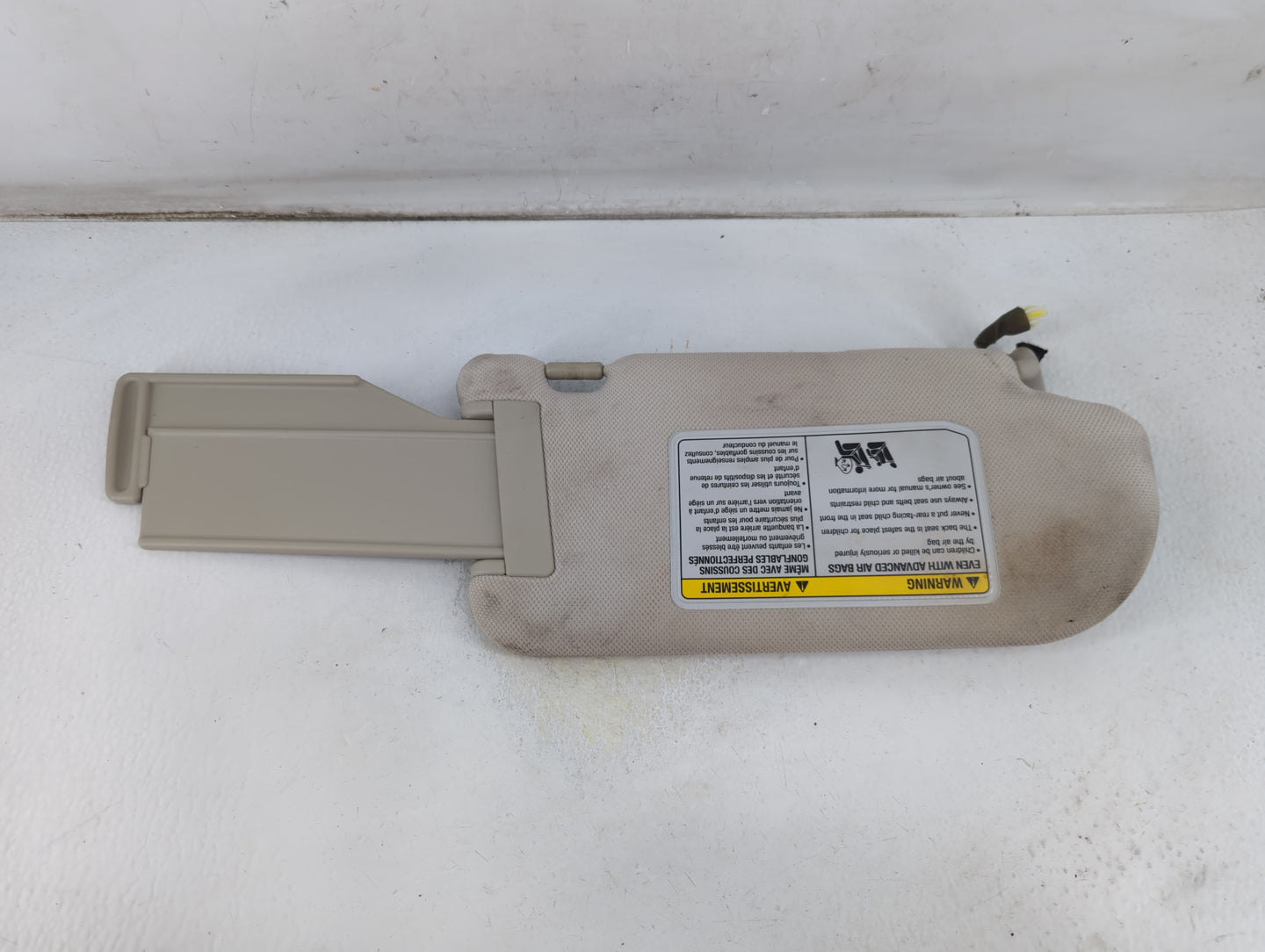 2006-2010 Infiniti M35 Sun Visor Shade Replacement Driver Left Mirror Fits Fits 2006 2007 2008 2009 2010 OEM Used Auto Parts