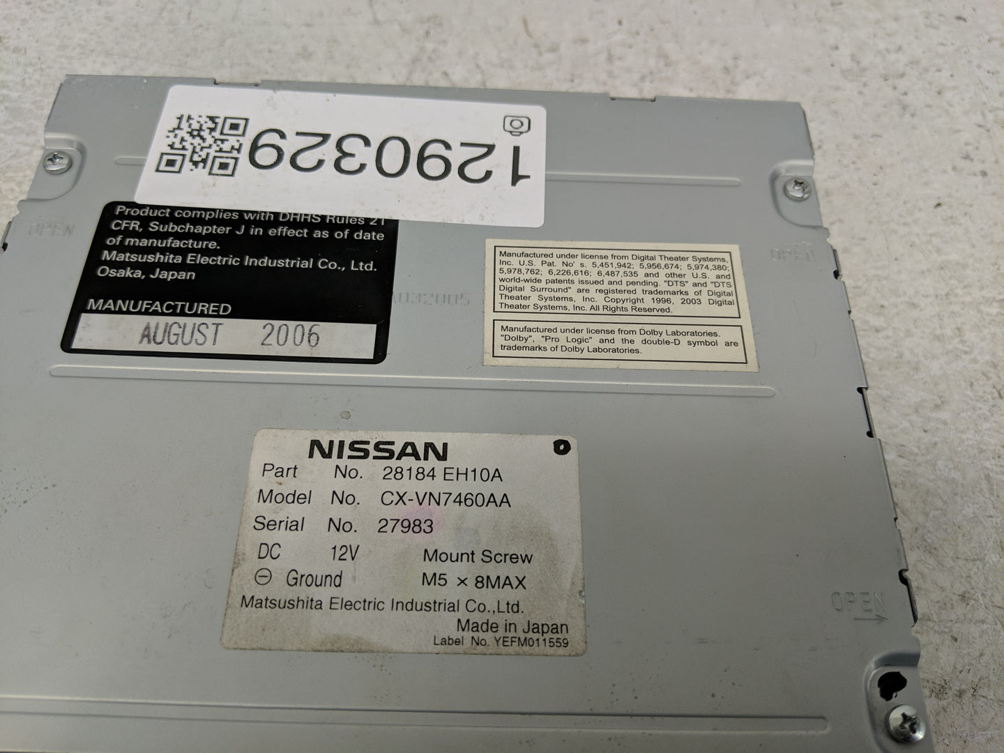 2006-2010 Infiniti M35 Information Display Screen - Oemusedautoparts1.com