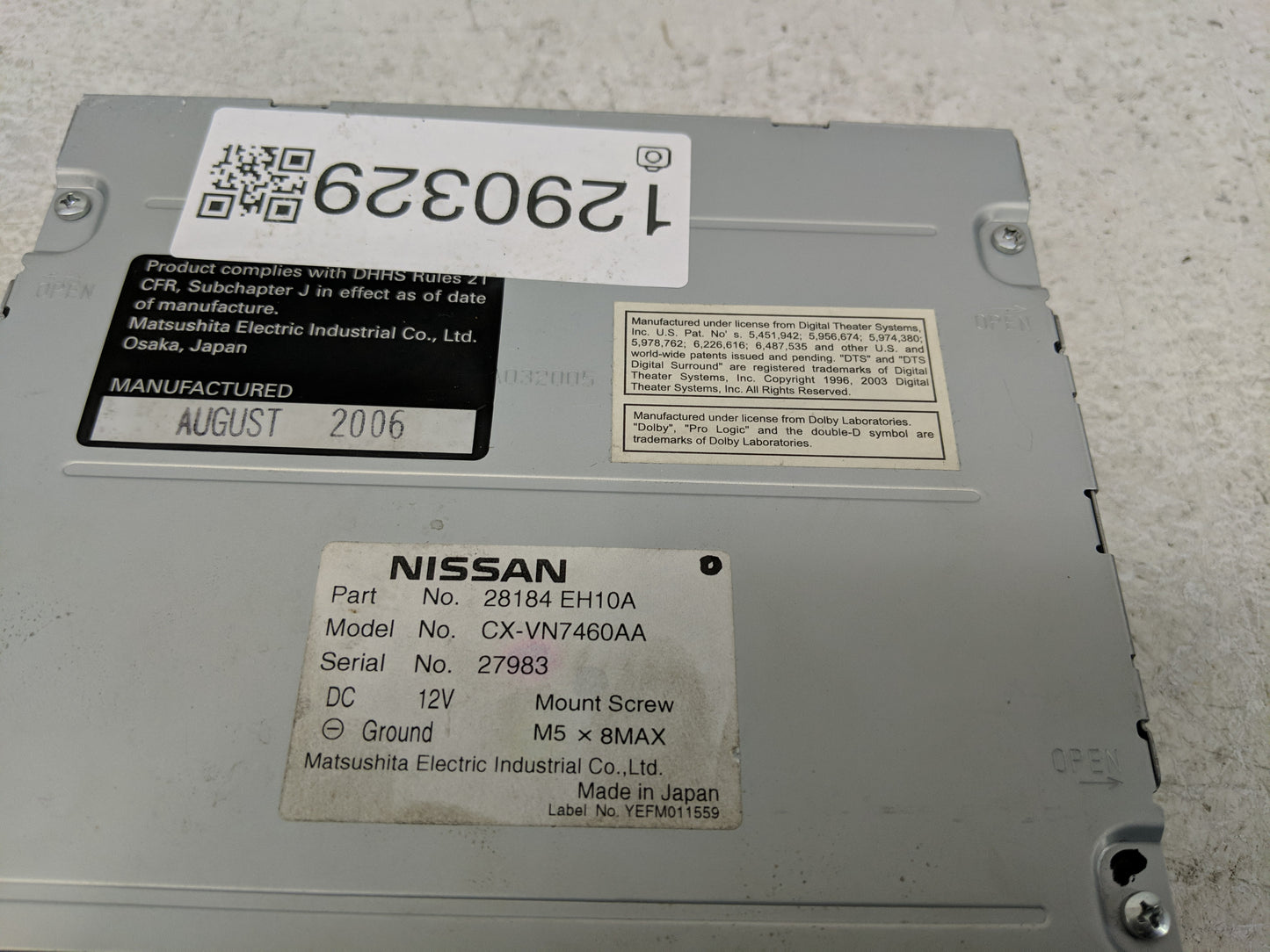 2006-2010 Infiniti M35 Information Display Screen - Oemusedautoparts1.com