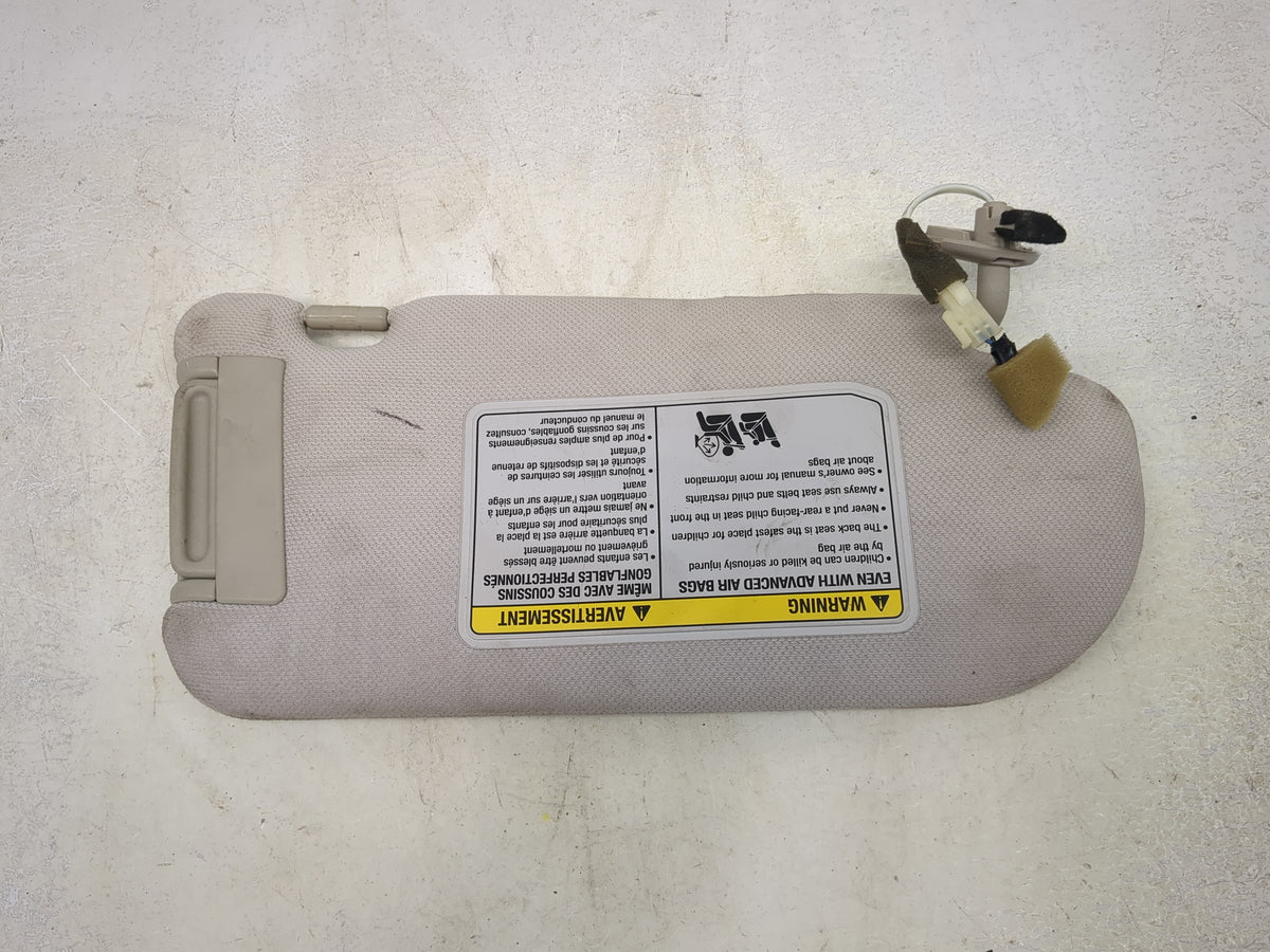 2007 Infiniti M35 Sun Visor Shade Replacement Driver Left Mirror Fits OEM Used Auto Parts - Oemusedautoparts1.com