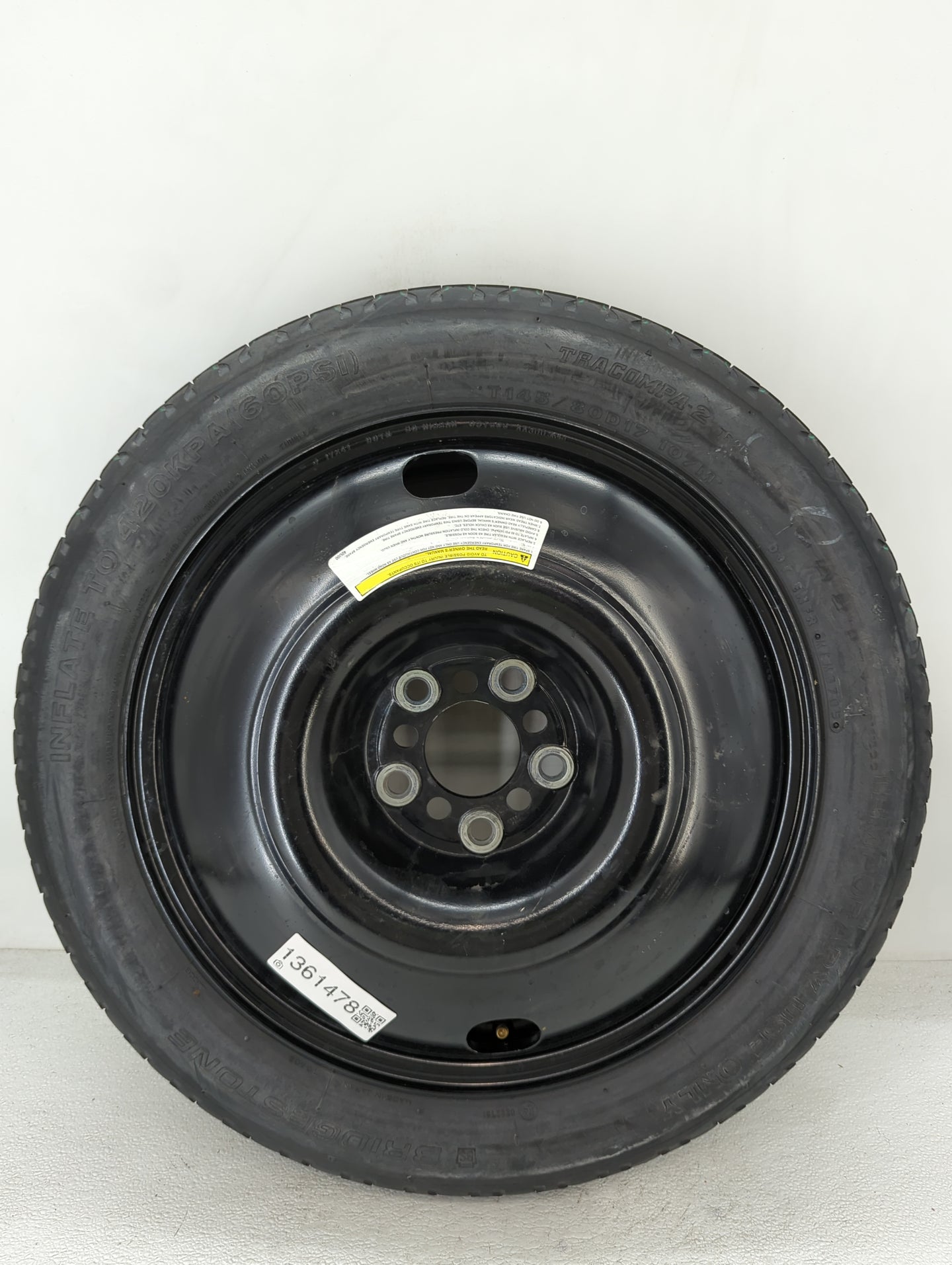 2007-2010 Infiniti M45 Spare Donut Tire Wheel Rim Oem - Oemusedautoparts1.com