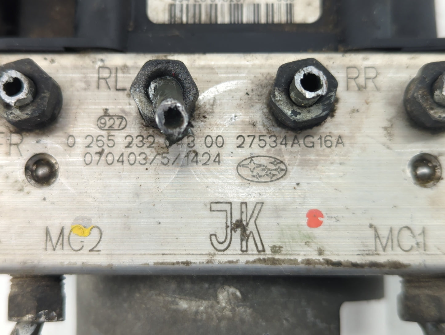 2006-2007 Infiniti M45 ABS Pump Control Module Replacement P/N:27534AG16A Fits Fits 2006 2007 OEM Used Auto Parts - Oemuseda