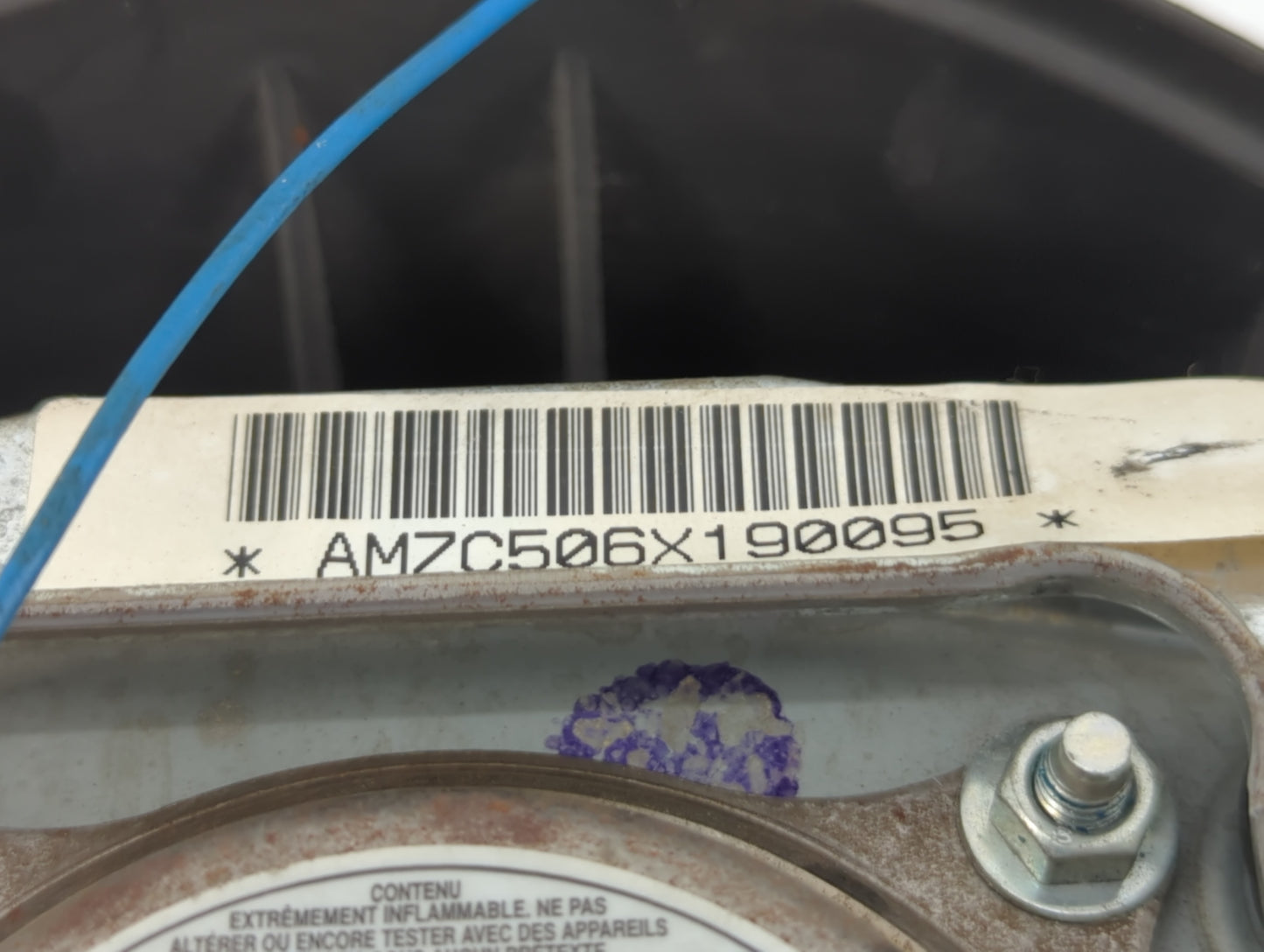 2005-2007 Infiniti Qx56 Air Bag Driver Left Steering Wheel Mounted P/N:AMZC506X190095 Fits Fits 2005 2006 2007 OEM Used Auto