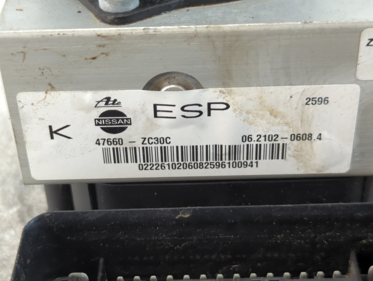 2007 Infiniti Qx56 Anti-Lock Brake ABS Pump Module Actuator OEM P/N:47660-ZC30C 06.2102-0608.4 Fits OEM Used Auto Parts - Oe