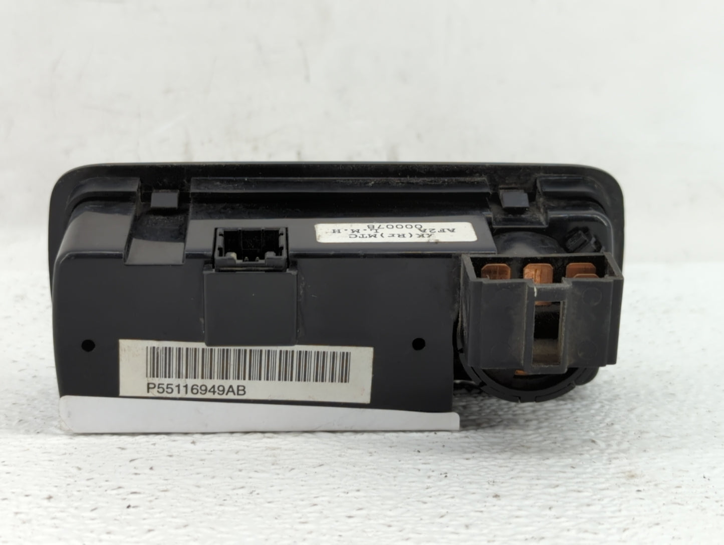 2006-2010 Jeep Commander Climate Control Module Temperature AC/Heater Replacement P/N:P55116949AB P55037979AA Fits OEM Used 