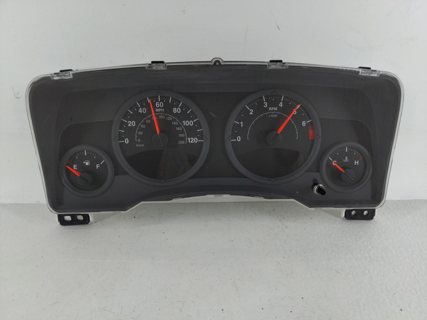 2007 Jeep Compass Instrument Cluster Speedometer Gauges P/N:05107008AD Fits OEM Used Auto Parts - Oemusedautoparts1.com