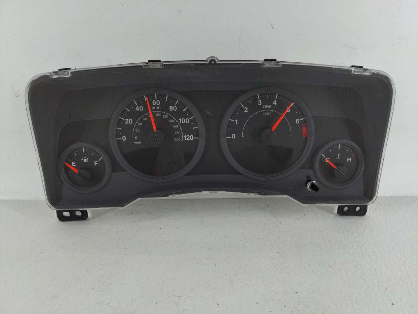 2007 Jeep Compass Instrument Cluster Speedometer Gauges P/N:05107008AD Fits OEM Used Auto Parts - Oemusedautoparts1.com