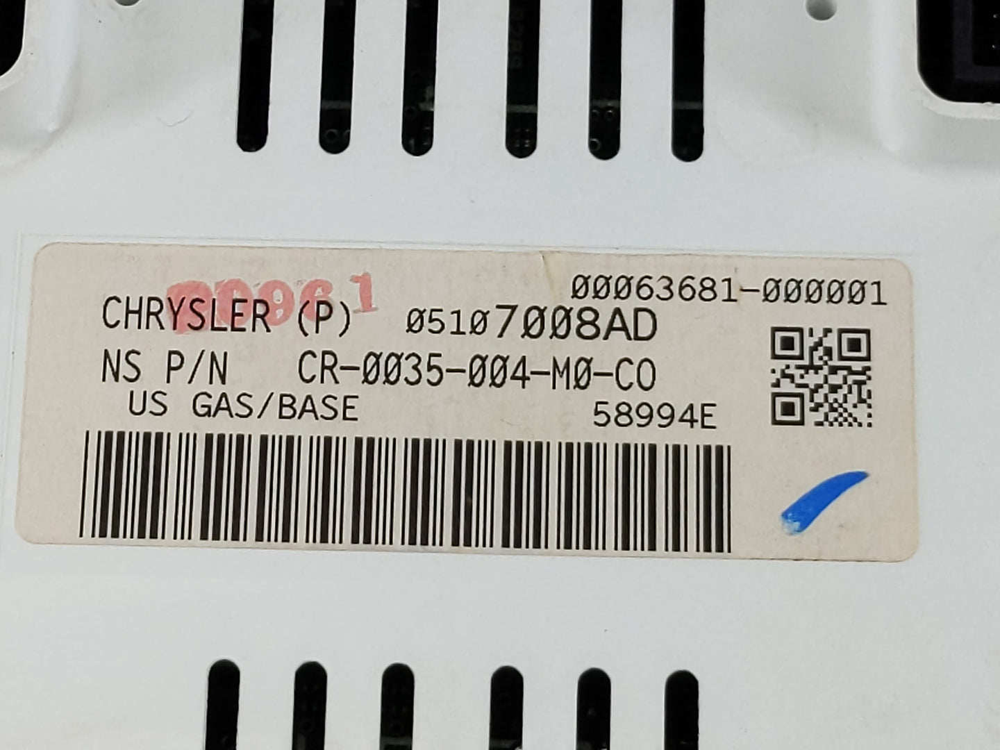 2007 Jeep Compass Instrument Cluster Speedometer Gauges P/N:05107008AD Fits OEM Used Auto Parts - Oemusedautoparts1.com