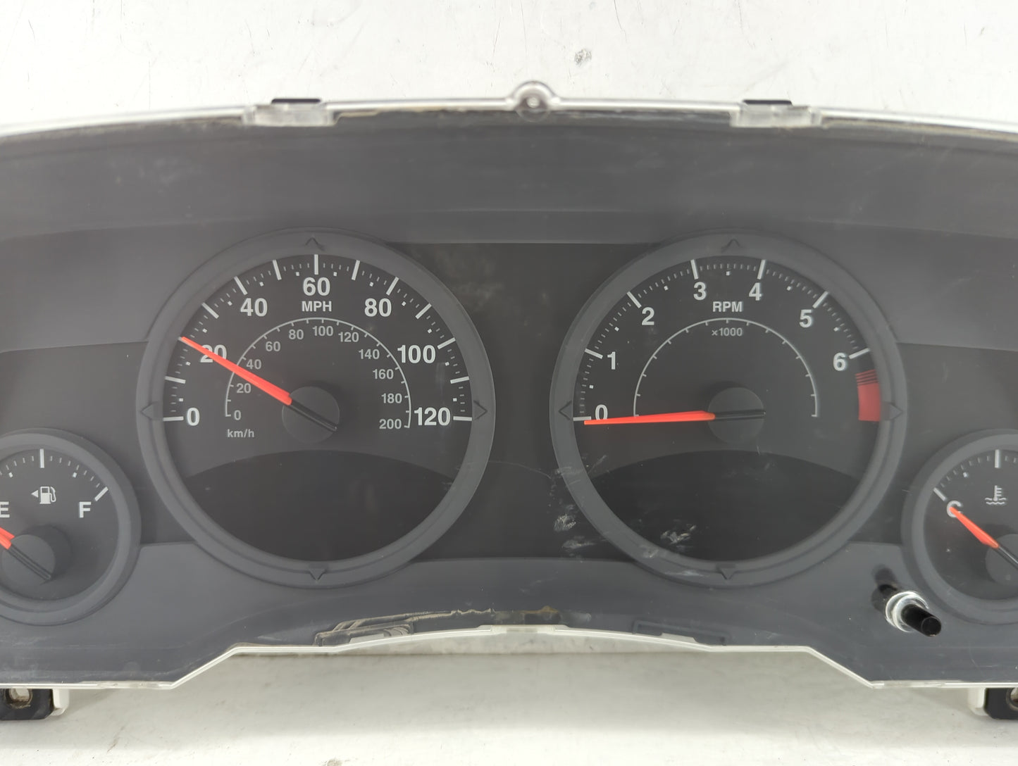 2007 Jeep Compass Instrument Cluster Speedometer Gauges P/N:05107008AE CR-0035-004-M0-CE Fits OEM Used Auto Parts - Oemuseda