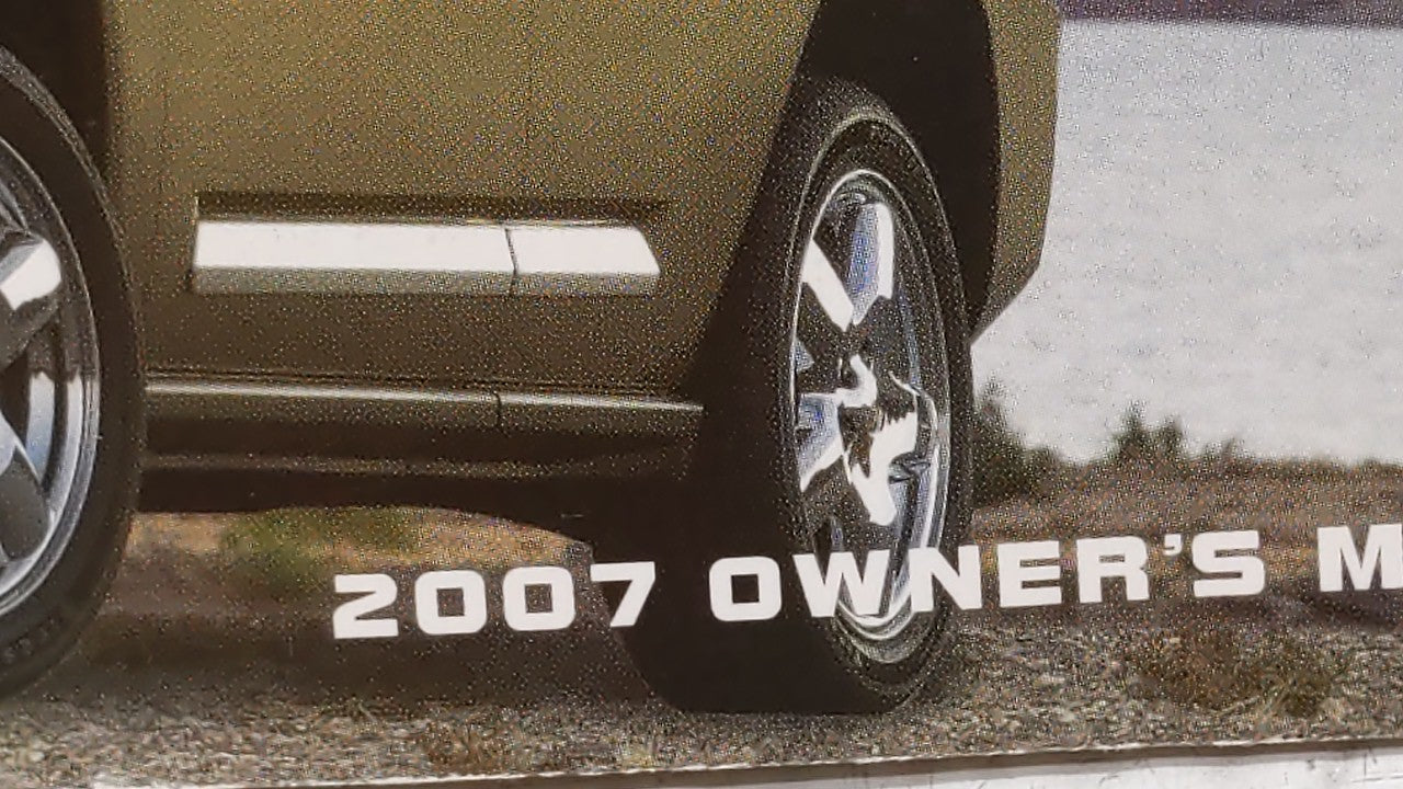 2007 Jeep Compass Owners Manual Book Guide OEM Used Auto Parts - Oemusedautoparts1.com