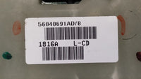 2007-2010 Jeep Compass Master Power Window Switch Replacement Driver Side Left P/N:56040691AD 56040691AB Fits OEM Used Auto 