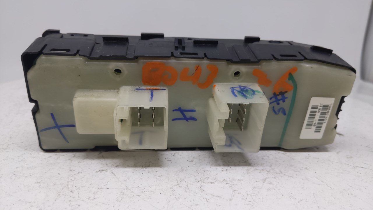 2007 Jeep Compass Master Power Window Switch Replacement Driver Side Left Fits OEM Used Auto Parts - Oemusedautoparts1.com