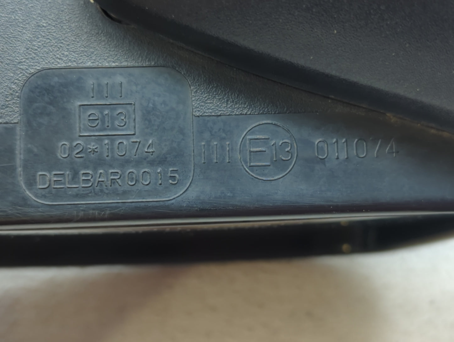 2007-2017 Jeep Compass Passenger Right Side View Manual Door Mirror Black - Oemusedautoparts1.com