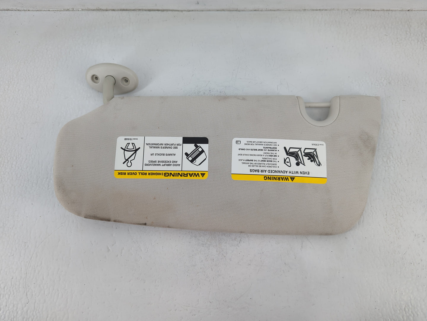 2007-2009 Jeep Compass Sun Visor Shade Replacement Passenger Right Mirror Fits Fits 2007 2008 2009 OEM Used Auto Parts - Oem