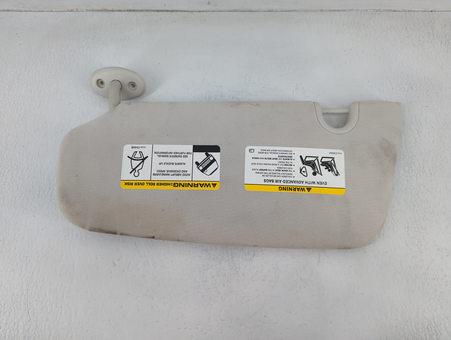 2007-2009 Jeep Compass Sun Visor Shade Replacement Passenger Right Mirror Fits Fits 2007 2008 2009 OEM Used Auto Parts - Oem