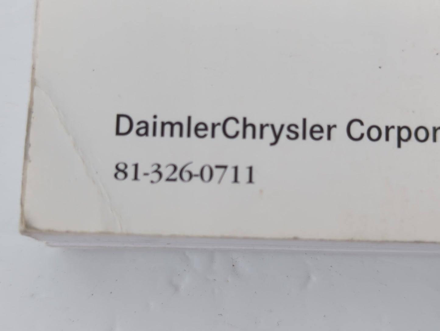 2007 Jeep Compass Owners Manual Book Guide P/N:81-326-0711 OEM Used Auto Parts - Oemusedautoparts1.com