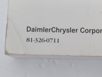 2007 Jeep Compass Owners Manual Book Guide P/N:81-326-0711 OEM Used Auto Parts - Oemusedautoparts1.com