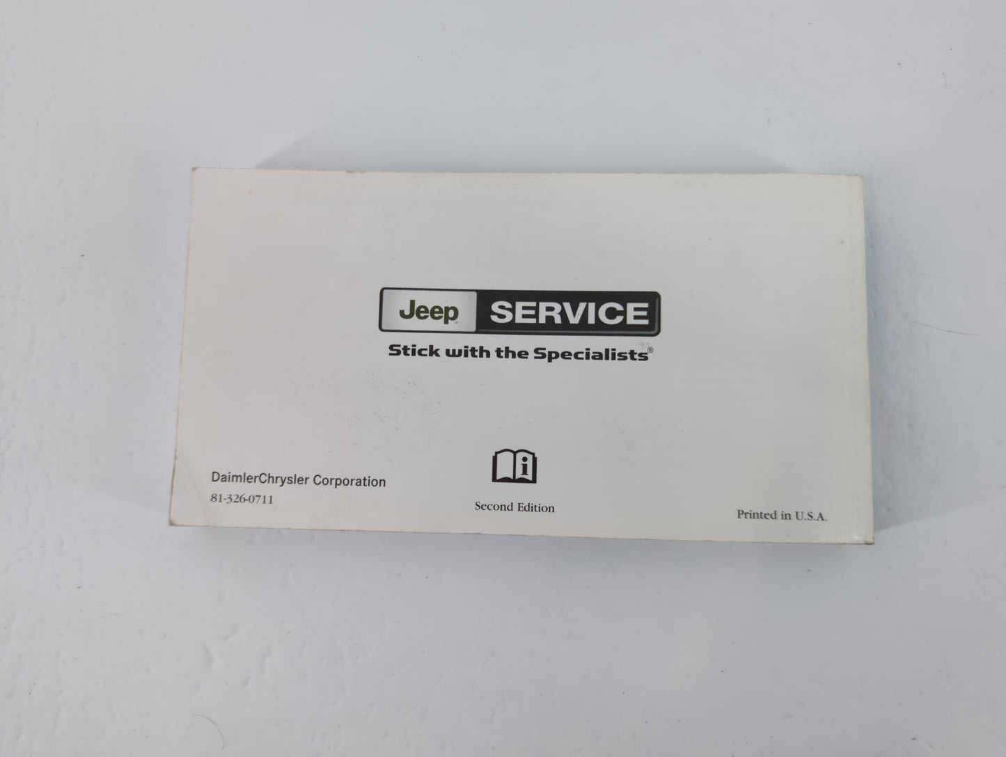 2007 Jeep Compass Owners Manual Book Guide P/N:81-326-0711 OEM Used Auto Parts - Oemusedautoparts1.com