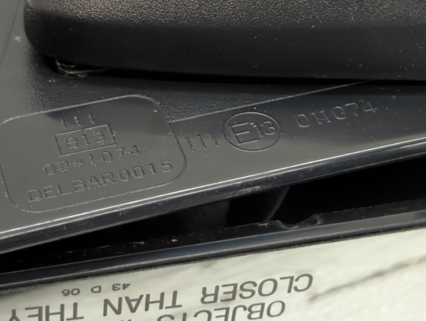 2007-2012 Jeep Compass Side Mirror Replacement Passenger Right View Door Mirror P/N:E13011074 Fits OEM Used Auto Parts - Oem