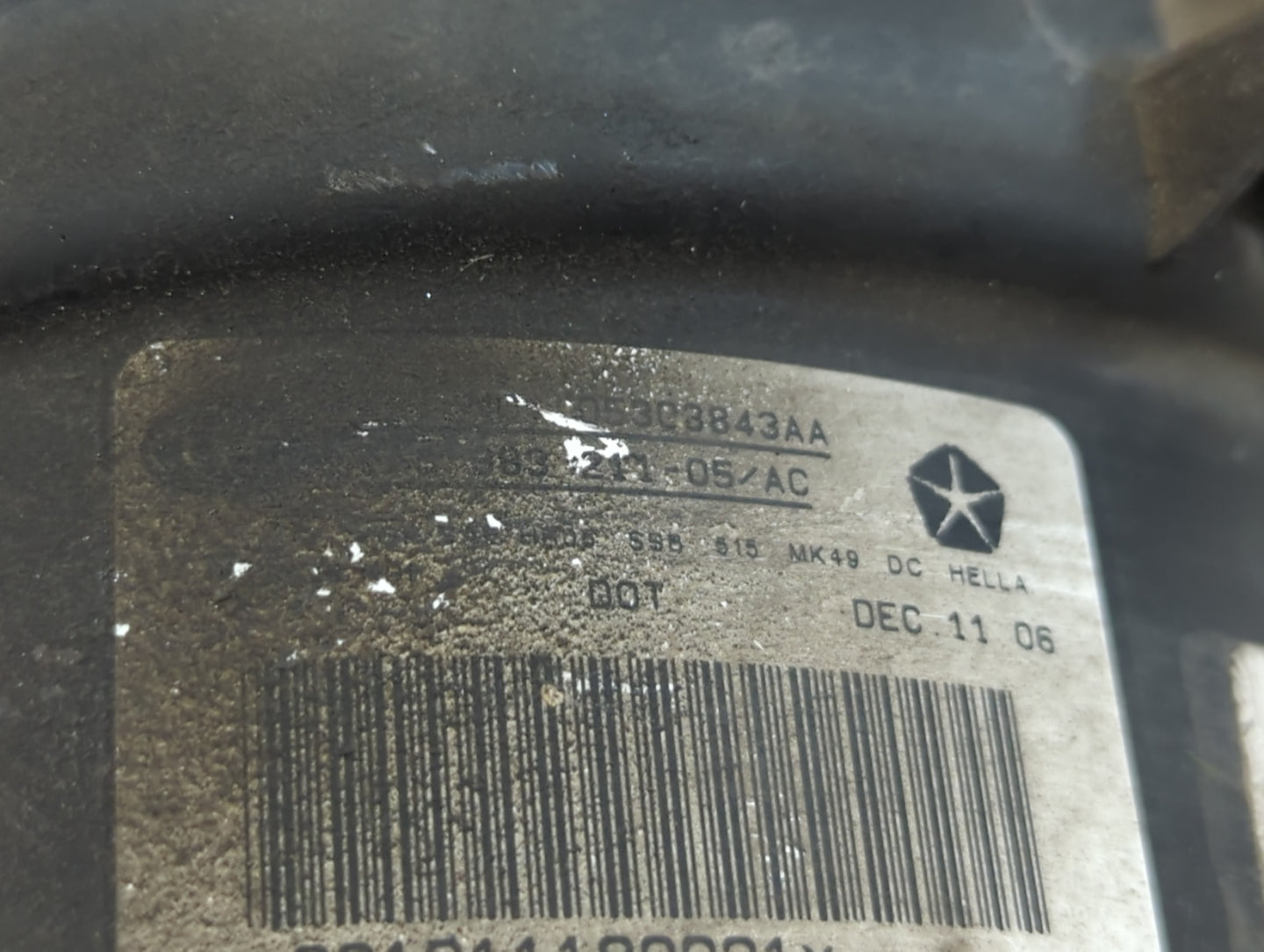 2007-2010 Jeep Compass Driver Left Oem Head Light Headlight Lamp - Oemusedautoparts1.com