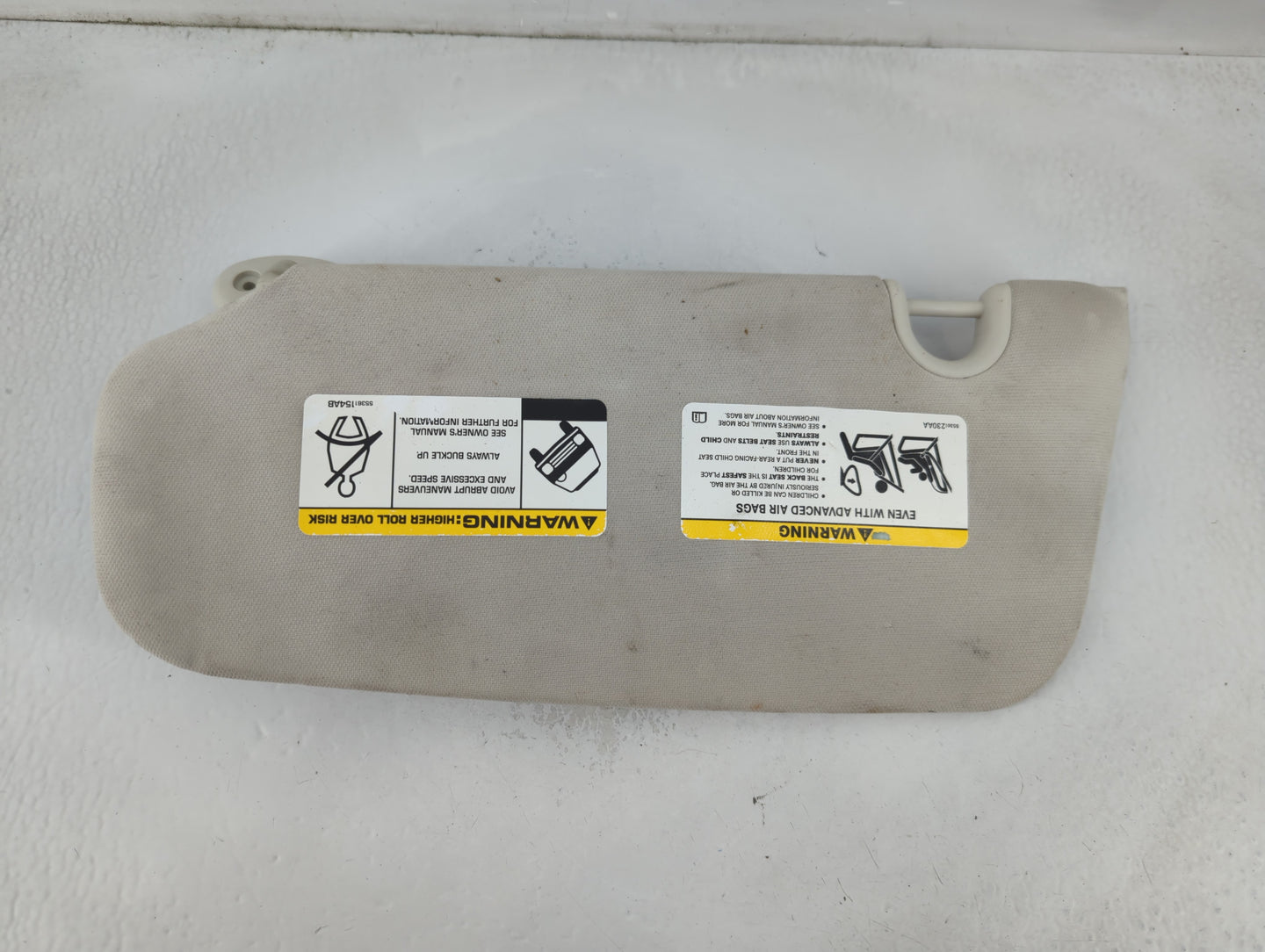2007-2009 Jeep Compass Sun Visor Shade Replacement Passenger Right Mirror Fits Fits 2007 2008 2009 OEM Used Auto Parts - Oem