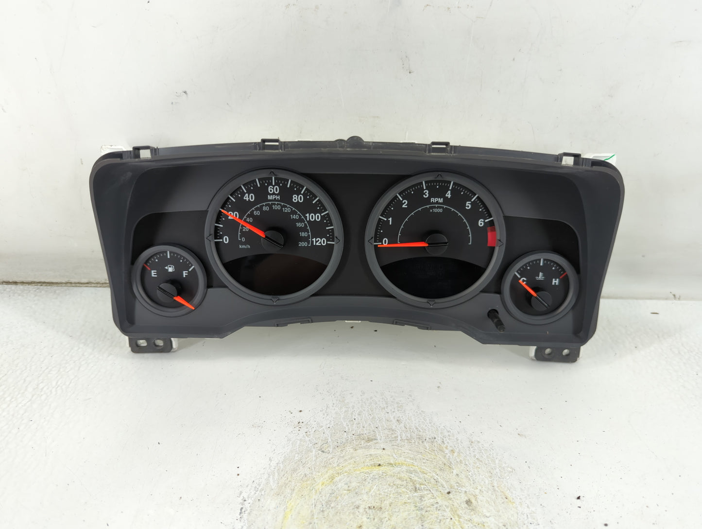 2007 Jeep Compass Instrument Cluster Speedometer Gauges P/N:CR-0035-004-M0-C0 05107008AC Fits OEM Used Auto Parts - Oemuseda