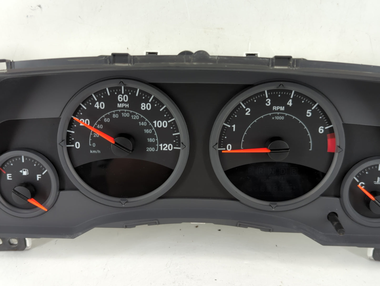 2007 Jeep Compass Instrument Cluster Speedometer Gauges P/N:CR-0035-004-M0-C0 05107008AC Fits OEM Used Auto Parts - Oemuseda