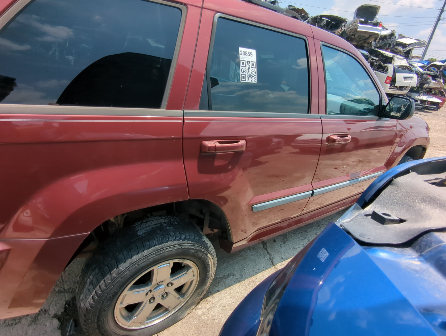 2005-2010 Jeep Grand Cherokee Passenger Rear Door Window Oem - Oemusedautoparts1.com