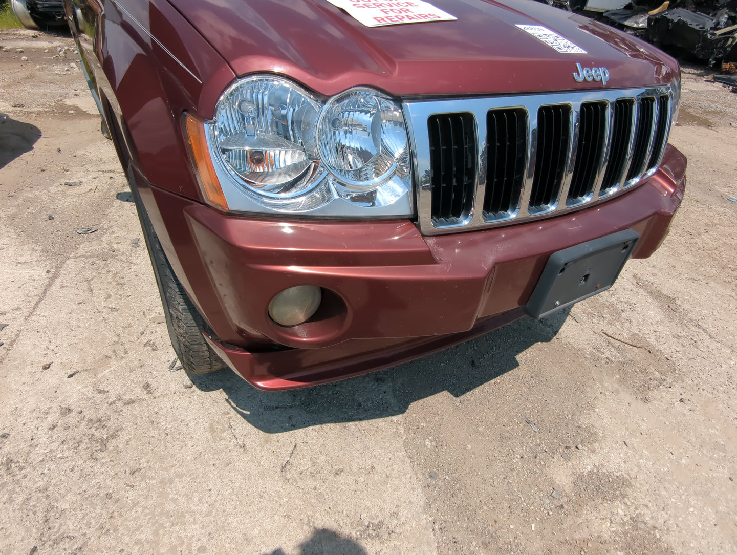 2005-2007 Jeep Grand Cherokee Front Bumper - Oem - Oemusedautoparts1.com