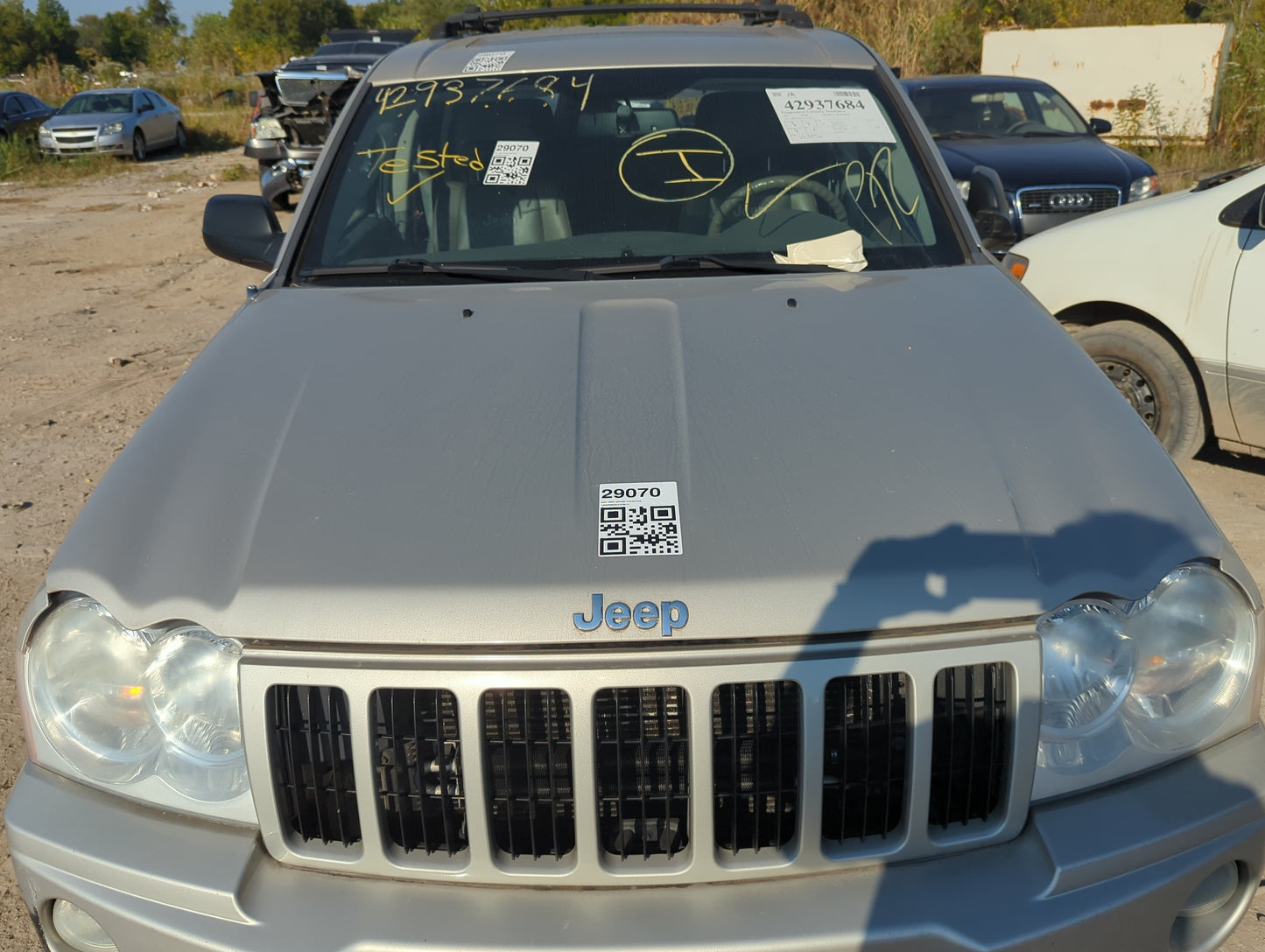 2005-2010 Jeep Grand Cherokee Hood Oem - Oemusedautoparts1.com