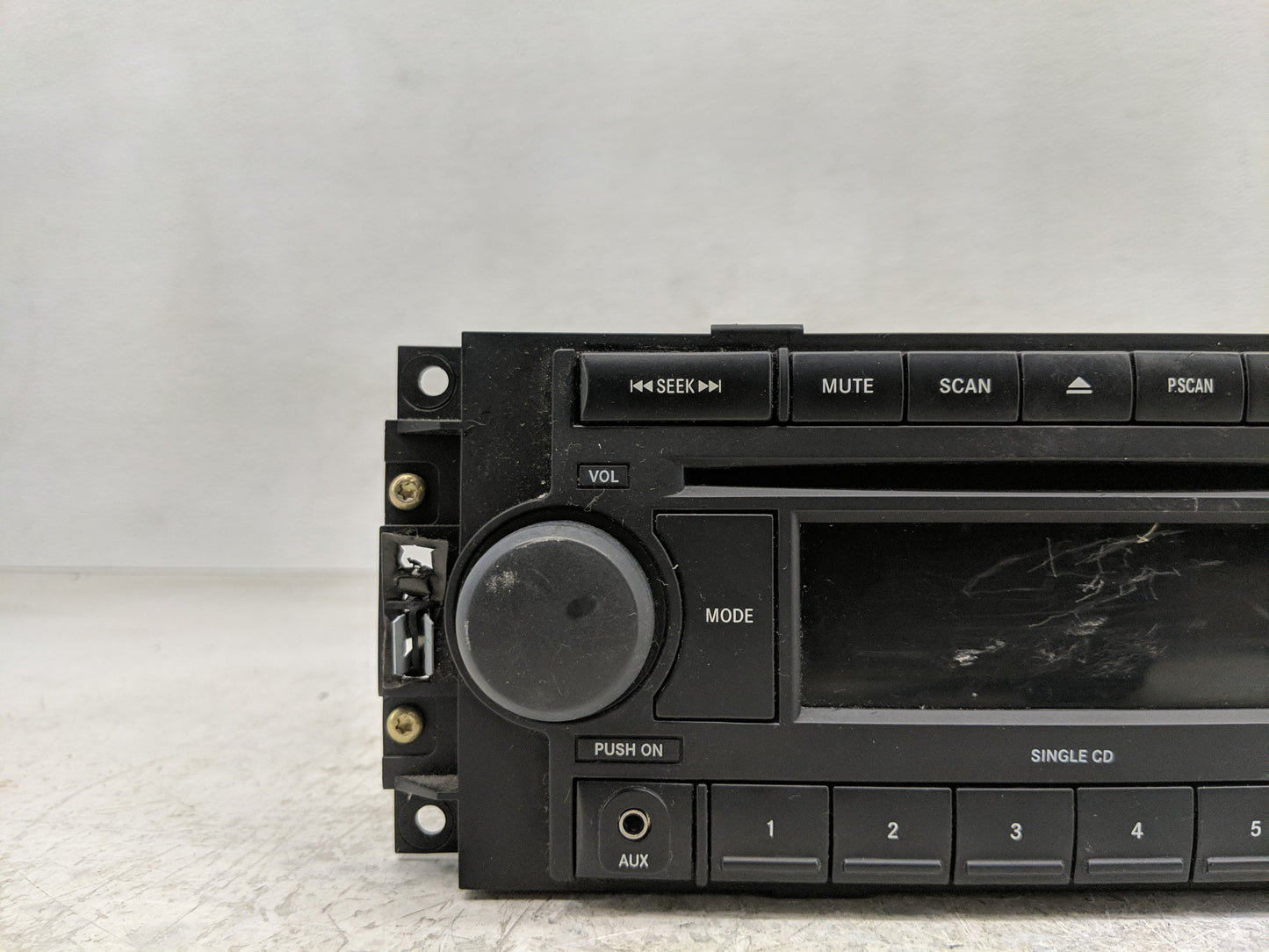2005-2007 Jeep Grand Cherokee Radio AM FM Cd Player Receiver Replacement P/N:P05064173AG Fits Fits 2005 2006 2007 OEM Used A
