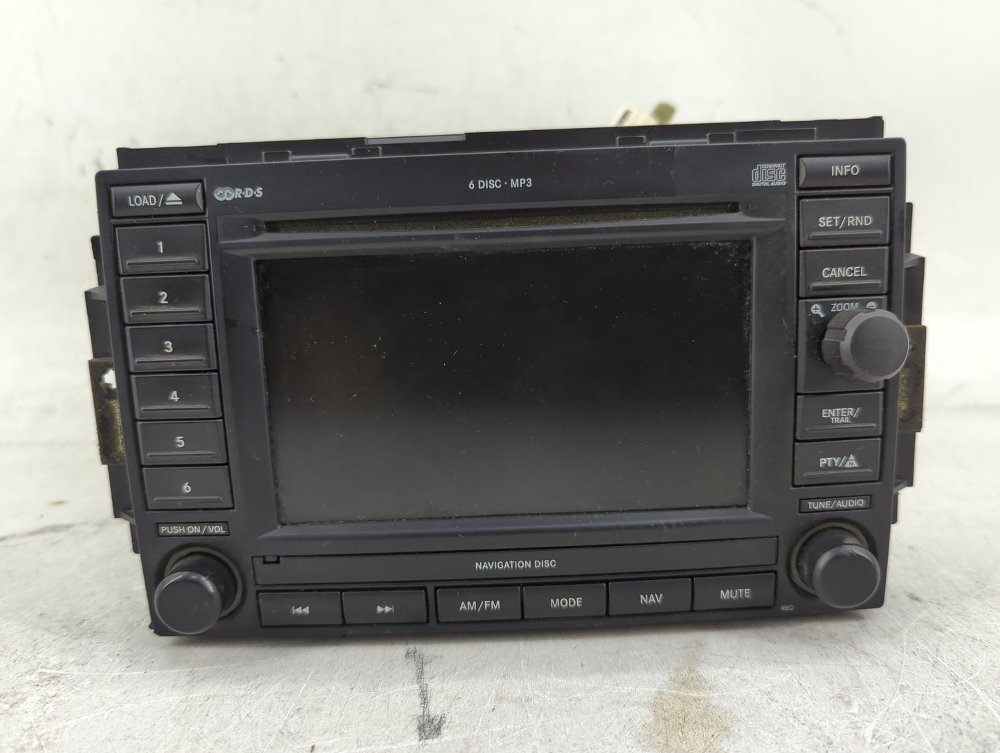 2005-2007 Jeep Grand Cherokee Radio AM FM Cd Player Receiver Replacement P/N:05064184AC Fits Fits 2005 2006 2007 2008 OEM Us