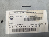 2005-2007 Jeep Grand Cherokee Radio AM FM Cd Player Receiver Replacement P/N:05064184AC Fits Fits 2005 2006 2007 2008 OEM Us