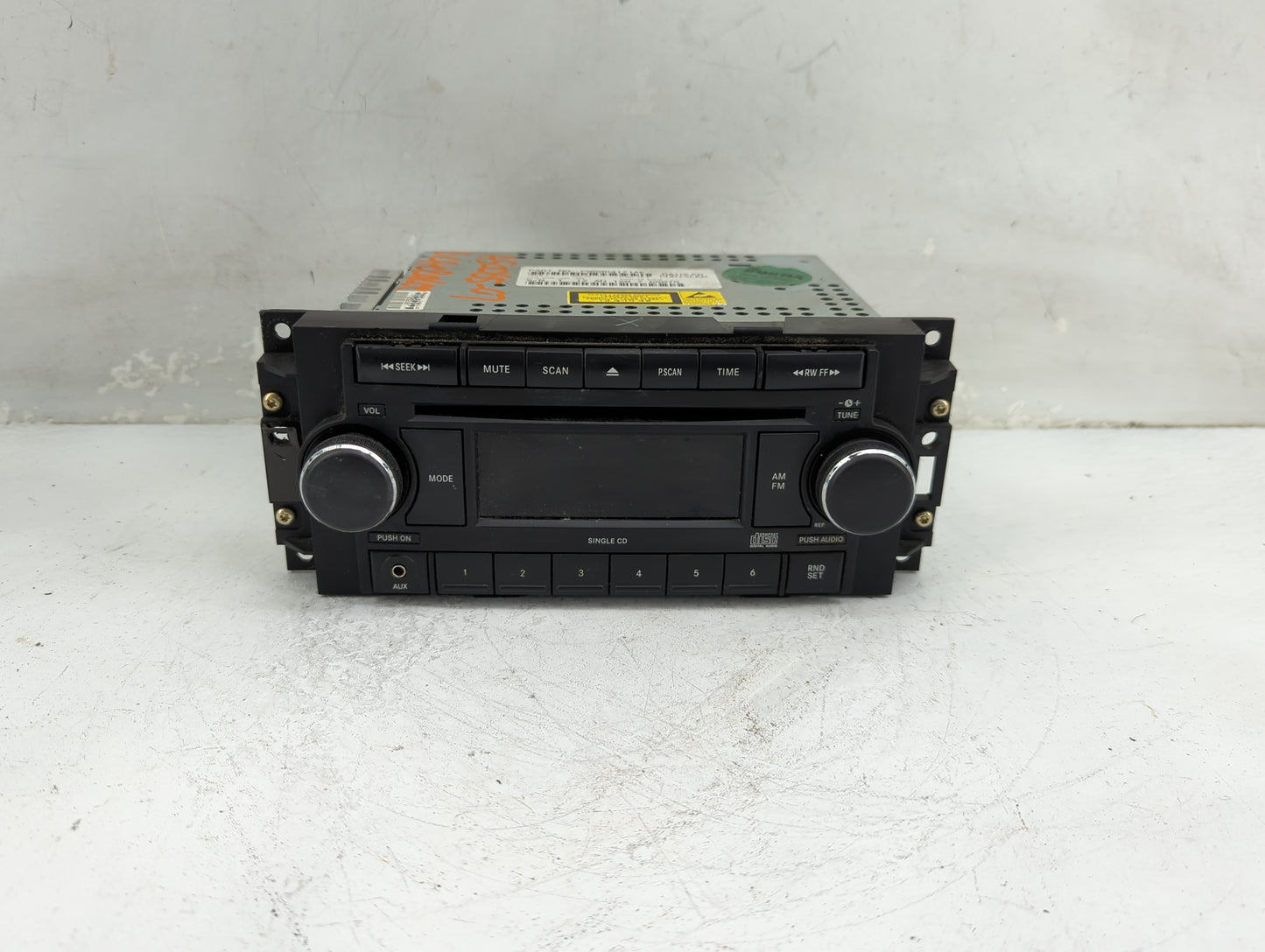 2005-2007 Jeep Grand Cherokee Radio AM FM Cd Player Receiver Replacement P/N:P05064171AK Fits Fits 2005 2006 2007 OEM Used A