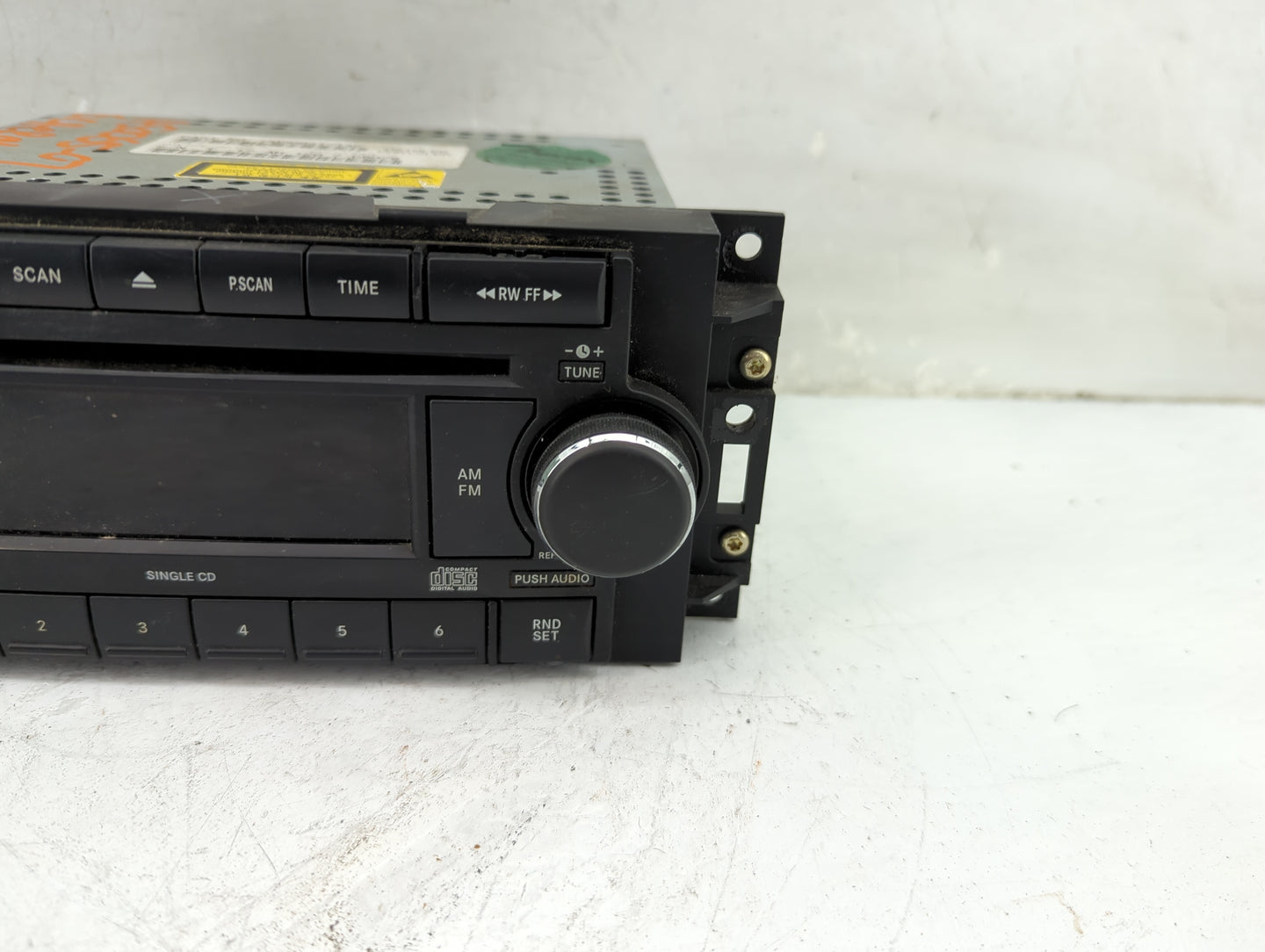 2005-2007 Jeep Grand Cherokee Radio AM FM Cd Player Receiver Replacement P/N:P05064171AK Fits Fits 2005 2006 2007 OEM Used A